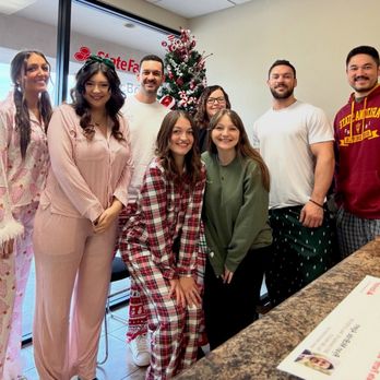 Ryan McBride - State Farm Insurance Agent - Who says workwear can't be festive AND comfy? Happy Christmas Pajama Day! - Auto Insurance Near Me - Mesa, Arizona Ryan McBride - State Farm Insurance Agent - Who says workwear can't be festive AND comfy? Happy Christmas Pajama Day! - Auto Insurance Near Me - Mesa, Arizona