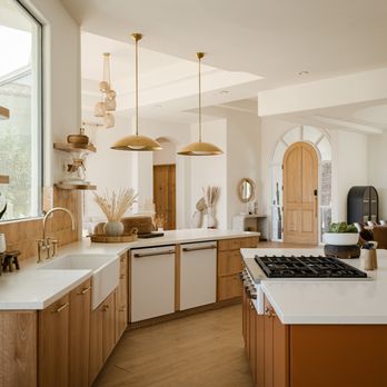 Mackenzie Collier Interiors - Serenity in the desert: Terracotta tones, sage accents, and natural textures come together in our Airbnb retreat, offering guests a serene e - Interior Design Near Me - Phoenix, Arizona