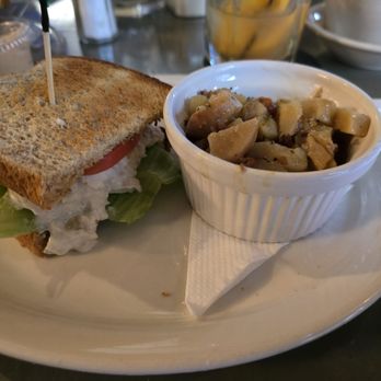 The Great Divide - Half chicken salad sandwich and German potato salad - American Near Me - Indianapolis, Indiana