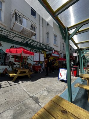 Little Red Window by null