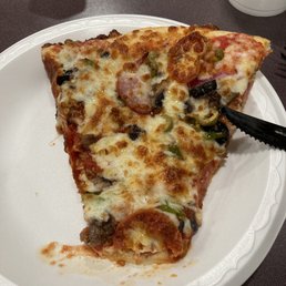 Pizza Slice With Five Wings