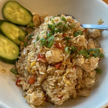 Bonchon Durbin Park - Lunch Special Chicken Fried Rice (so much chicken it in!) - Korean Near Me - St John's, Florida