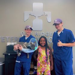 Old Ridge Veterinary Hospital - Papi Chew-lo, Gia and a couple of the awesome Old Ridge Veterinary Hospital Staff!