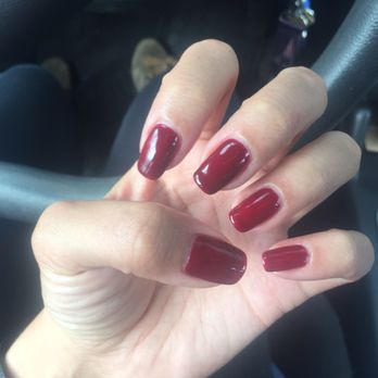 Highland Nails - A perfect red for Christmas - Nail Salons Near Me - Atlanta, Georgia