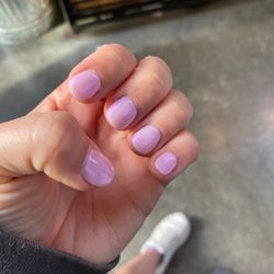 Swan Nail Boutique - Chrome almond nails