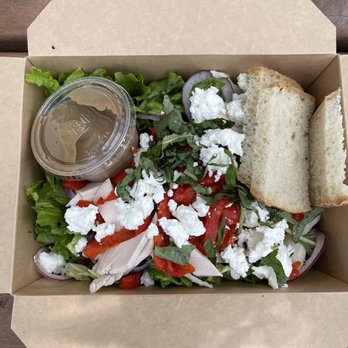 Panino - Los Olivos - Goat cheese & roasted red pepper (add roast chicken) with creamy vinaigrette. - Delis Near Me - Los Olivos, California