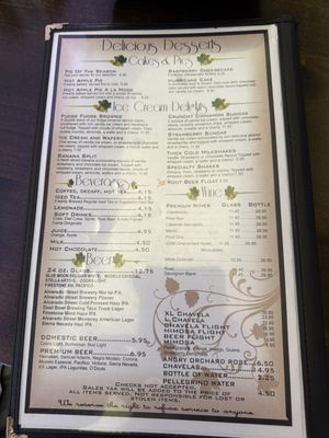 Menu photo 3 The Windmill Soledad, CA