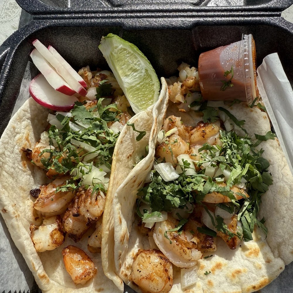 Oaxaca Mexican Food - Shrimp tacos in flour tortillas - Mexican Near Me - Troy, Michigan Oaxaca Mexican Food - Shrimp tacos in flour tortillas - Mexican Near Me - Troy, Michigan
