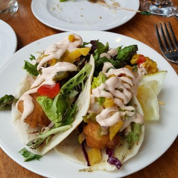 Beachfront Bistro - a plate of fish tacos - Breakfast & Brunch Near Me - Tofino, British Columbia