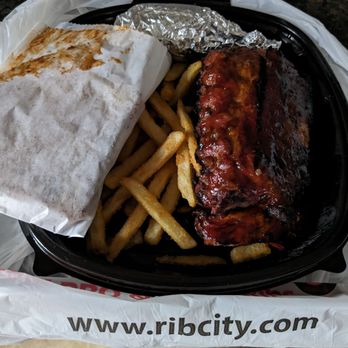 Rib City - Ribs, garlic toast and fries. - Barbeque Near Me - Virginia Beach, Virginia