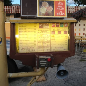 Murf's Better Burger - This is the drive-thru menu where you order. Thursdays are half off a Murf Burger or the Murf Burger with cheese. - Burgers Near Me - San Antonio, Texas