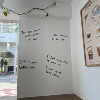 Ride and Grind Coffee Shop - Quips on the wall - Coffee & Tea Near Me - Honolulu, Hawaii Ride and Grind Coffee Shop - Quips on the wall - Coffee & Tea Near Me - Honolulu, Hawaii