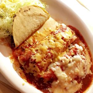 Photo of Fiesta Hut - East Rutherford, NJ, United States. Taco, Enchilada, Burrito Combo.