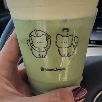 Bloom Bagels - Flan Matcha - Bagels Near Me - Campbell, California Bloom Bagels - Flan Matcha - Bagels Near Me - Campbell, California
