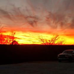 Sunset Ridge Campground - Fall sunset