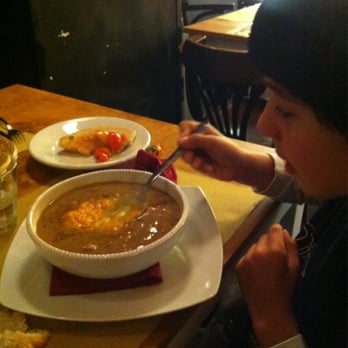 K Cafe - Soup-legumes and cream of carrot-sadly very bland. - Italian Near Me - Catania, Connecticut