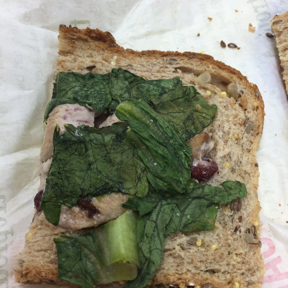 Tropical Smoothie Cafe - The pathetic excuse for a "sandwich" that we were served today. It was supposed to be chicken salad. - Juice Bars & Smoothies Near Me - Midlothian, Virginia Tropical Smoothie Cafe - The pathetic excuse for a "sandwich" that we were served today. It was supposed to be chicken salad. - Juice Bars & Smoothies Near Me - Midlothian, Virginia