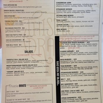 Thistle Draftshop - Menu - Beer, Wine & Spirits Near Me - Spring, Texas
