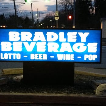 Bradley Beverage - a sign for bradley beverage lit up at night - Beer, Wine & Spirits Near Me - Westlake, Ohio