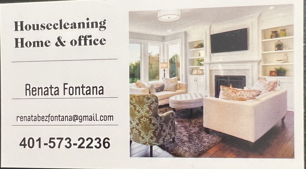 RENATA FONTANA HOUSE CLEANING East Providence, Rhode Island Home
