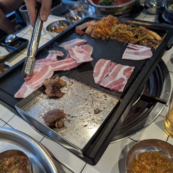 K Team BBQ - Thin pork belly - Korean Near Me - Los Angeles, California K Team BBQ - Thin pork belly - Korean Near Me - Los Angeles, California