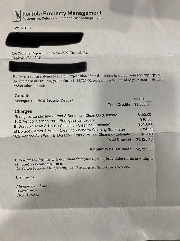 PORTOLA PROPERTY MANAGEMENT Updated September 2024 34 Reviews