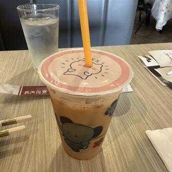 M And M Dim Sum - Iced Hong Kong Milk Tea Mixed with Coffee - Pan Asian Near Me - Paoli, Pennsylvania