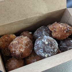 Tim Hortons - Justin Bieber-created doughnut holes include: chocolate white fudge, sour cream with chocolate chips, and birthday cake waffles.