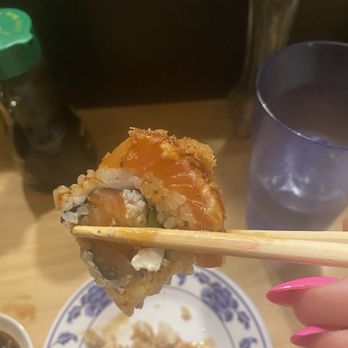 Kyoto Sushi - Close-up on the Megan roll - Sushi Bars Near Me - San Diego, California Kyoto Sushi - Close-up on the Megan roll - Sushi Bars Near Me - San Diego, California