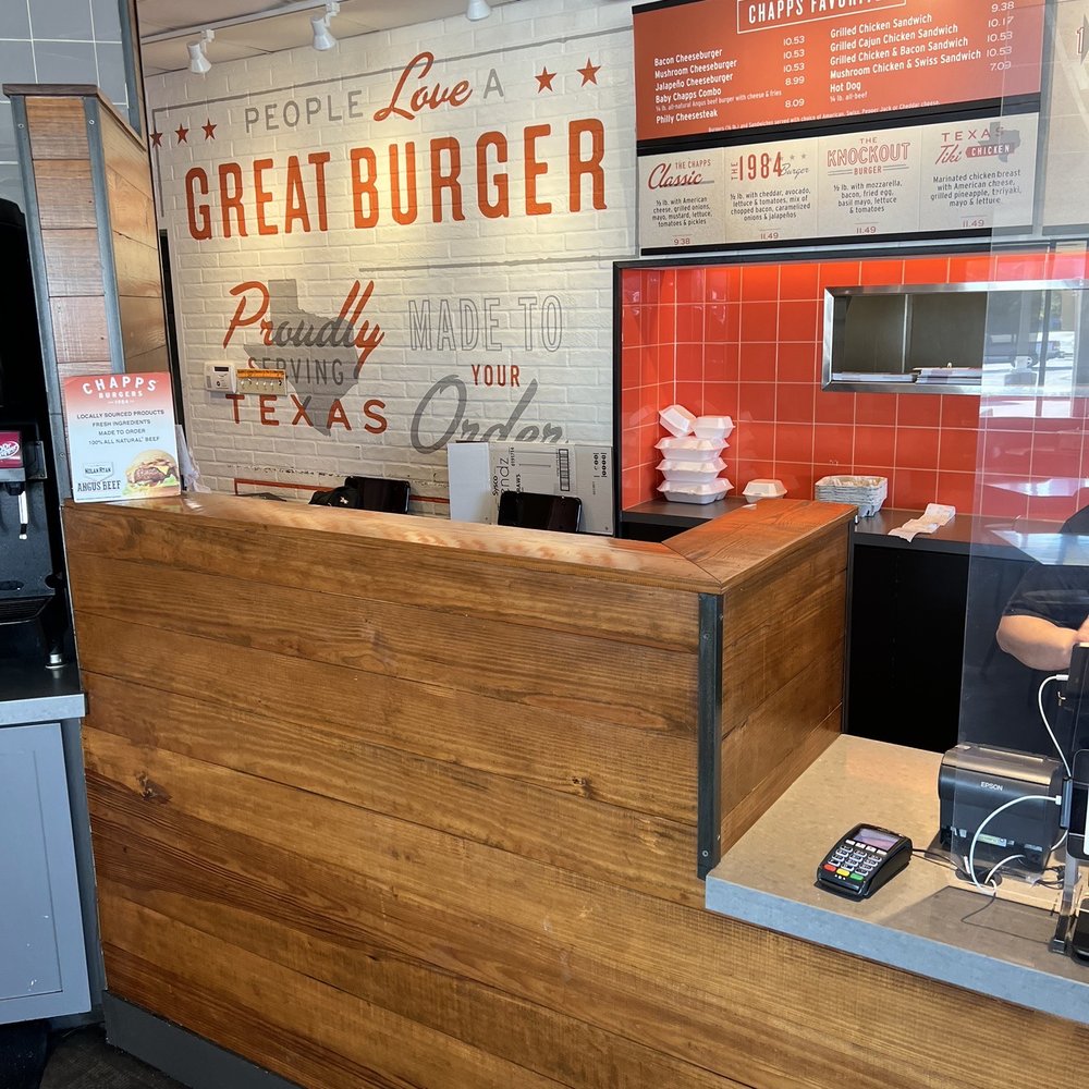 Chapps Burgers - Ordering counter - Burgers Near Me - Grand Prairie, Texas Chapps Burgers - Ordering counter - Burgers Near Me - Grand Prairie, Texas