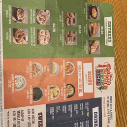 Kids menu Kids menu