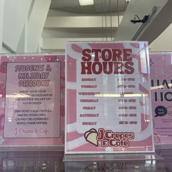 J Crepes & Cafe - Store hours - Desserts Near Me - San Diego, California