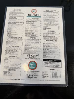 Menu photo 3 Fabi’s Grill Torrance, CA Menu photo 3 Fabi’s Grill Torrance, CA