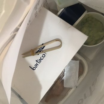 Bartaco - The food packaged up separately to avoid mixing, sogginess, etc. Came with cute little tongs! - Mexican Near Me - Stamford, Connecticut