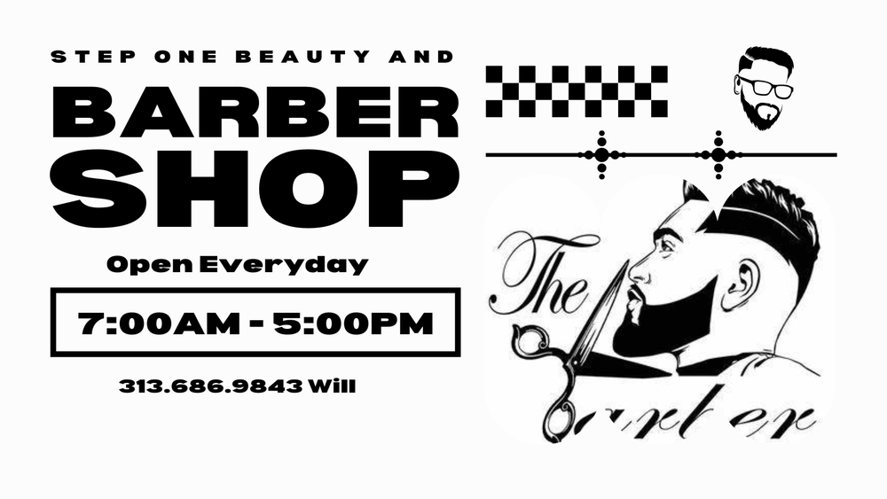 STEP ONE BEAUTY AND BARBER Request an Appointment 8122 Greenfield