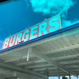 Sign just reads, "BURGERS" Sign just reads, "BURGERS"
