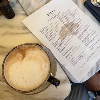 FIG Restaurant - Cappuccino, brunch menu - Bars Near Me - Santa Monica, California FIG Restaurant - Cappuccino, brunch menu - Bars Near Me - Santa Monica, California