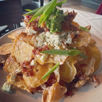 Cheever's Cafe - Bleu Cheese Potato Chips - New American Near Me - Oklahoma City, Oklahoma Cheever's Cafe - Bleu Cheese Potato Chips - New American Near Me - Oklahoma City, Oklahoma