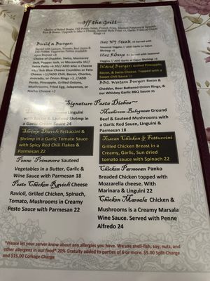Menu photo 8 The Bella Union Restaurant Columbia, CA Menu photo 8 The Bella Union Restaurant Columbia, CA