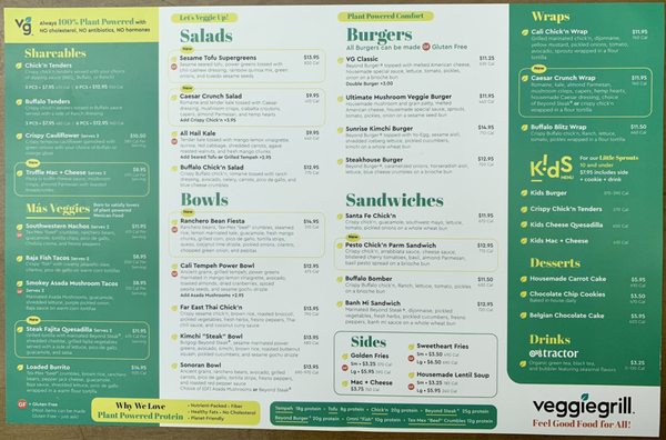 Menu photo 2 Veggie Grill By Next Level Torrance, CA Menu photo 2 Veggie Grill By Next Level Torrance, CA