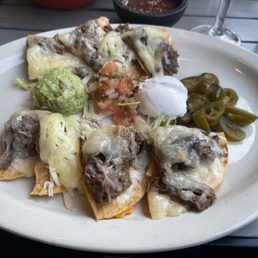 Brisket nachos - no beans
