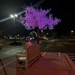 Outside of the restaurant where I eat