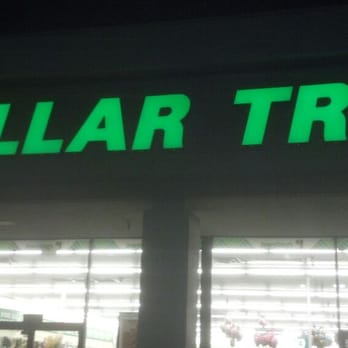 Dollar Tree - Store front at night. - Discount Store Near Me - Grand Terrace, California