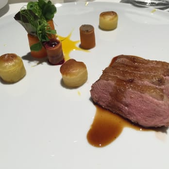 Osteria Francescana - Duck breast lacquered with orange, honey and spices. €60 Main Course dish - Italian Near Me - Modena, Missouri