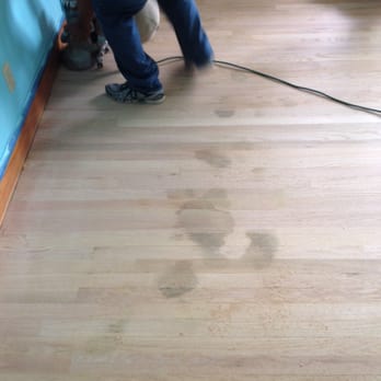 Vin's Hardwood Floors - After sanding still couldn't get all of the stains out but looking a lot better - Flooring Near Me Vin's Hardwood Floors - After sanding still couldn't get all of the stains out but looking a lot better - Flooring Near Me