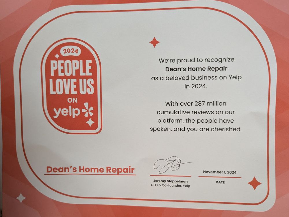 Slide of Dean's Home Repair