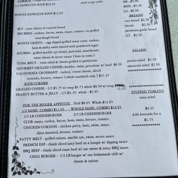 Dianne's Deli & Coffee Shop - Menu 11/7/23