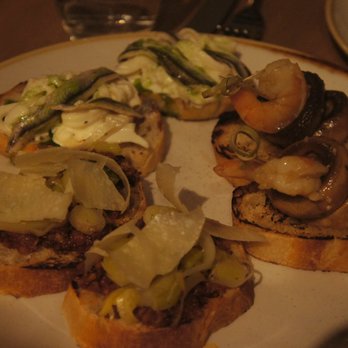 Model Milk - Stracciatella & anchovy, mushrooms & shrimp and romesco & leeks - Canadian (New) Near Me - Calgary, Alberta