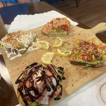 The Modern Rose - Avocado toasts sampler - Breakfast & Brunch Near Me - St. Augustine, Florida The Modern Rose - Avocado toasts sampler - Breakfast & Brunch Near Me - St. Augustine, Florida
