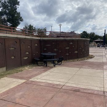 Riverfront Park - Fish art wall - Parks Near Me - Montgomery, Alabama